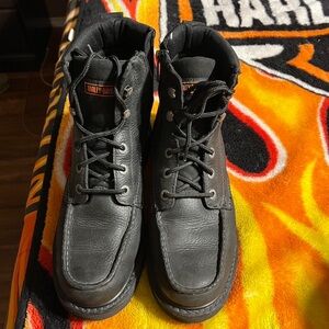 Harley-Davidson Black Leather Men's Boots